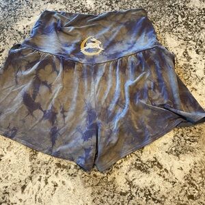 Purusha People Tie-Dye Athletic Shorts